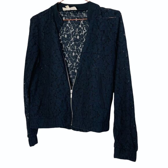 NWOT Sweet Wanderer Black Lace Jacket Medium - Picture 1 of 6